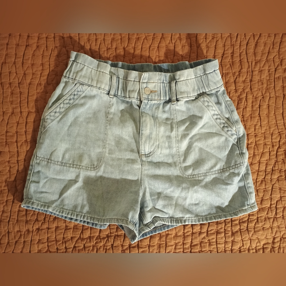 Express Blue Jean Shorts Casual Style